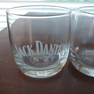 Jack Daniels Whiskey glasses